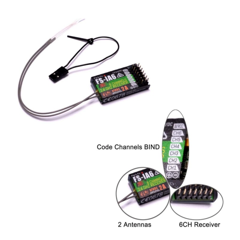 Flysky FS-IA6 Receptor 6CH Ant - Drone Racing Battery avaliação e preço