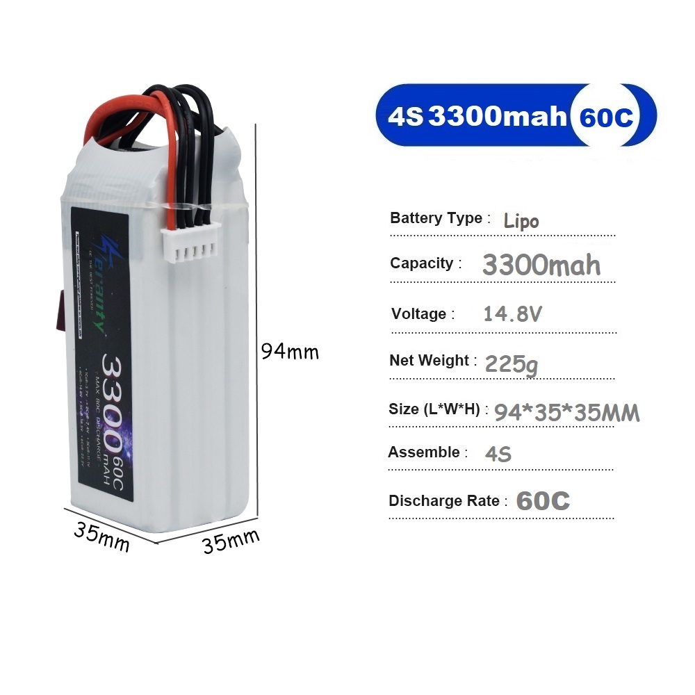 Bateria recarregável lipo 4S 3 - Drone Racing Battery avaliação e preço