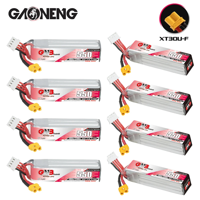 Bateria lipo gnb hv 11.4v 550m - Drone Racing Battery avaliação e preço