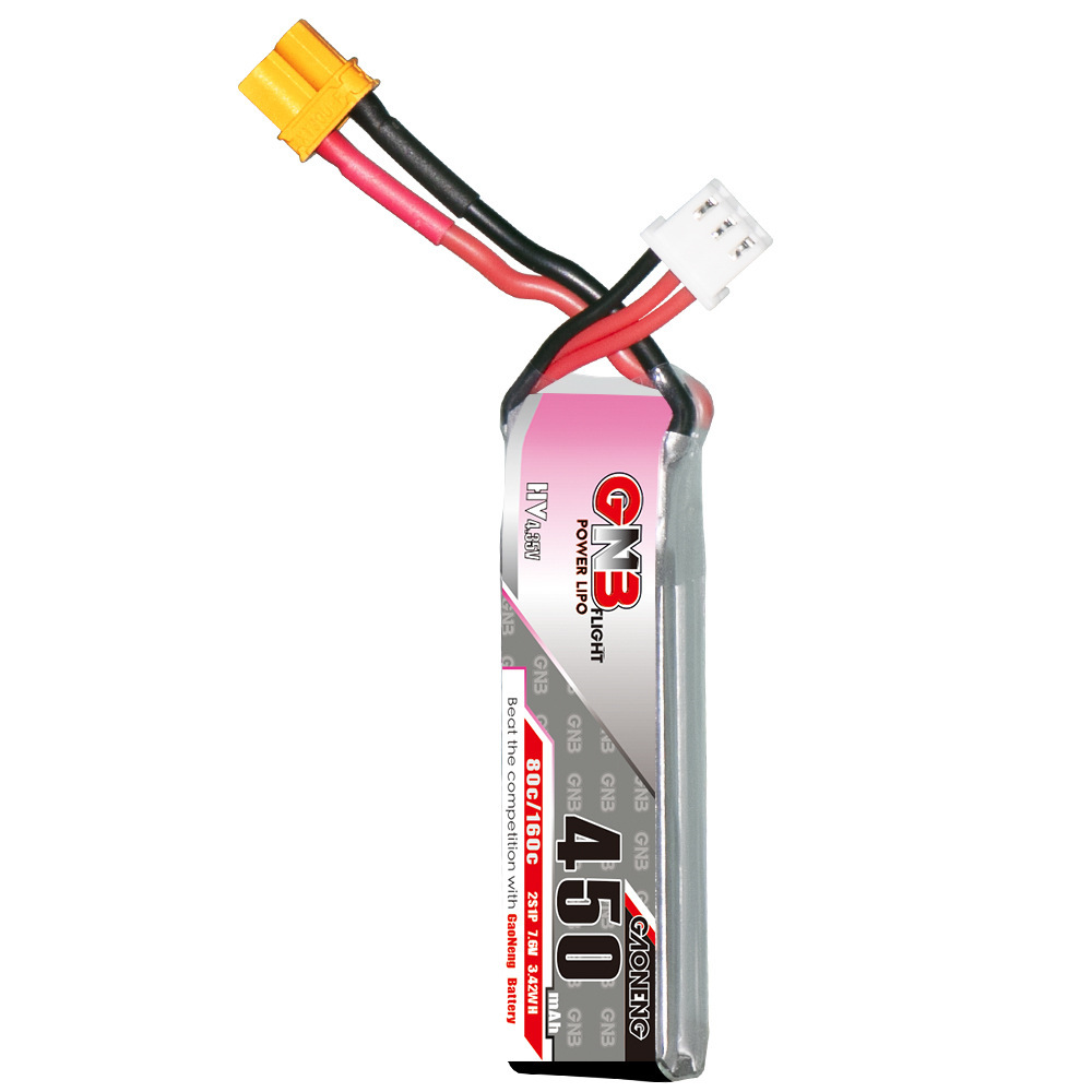 Bateria lipo gnb hv 2s 7.6v 45 - Drone Racing Battery avaliação e preço