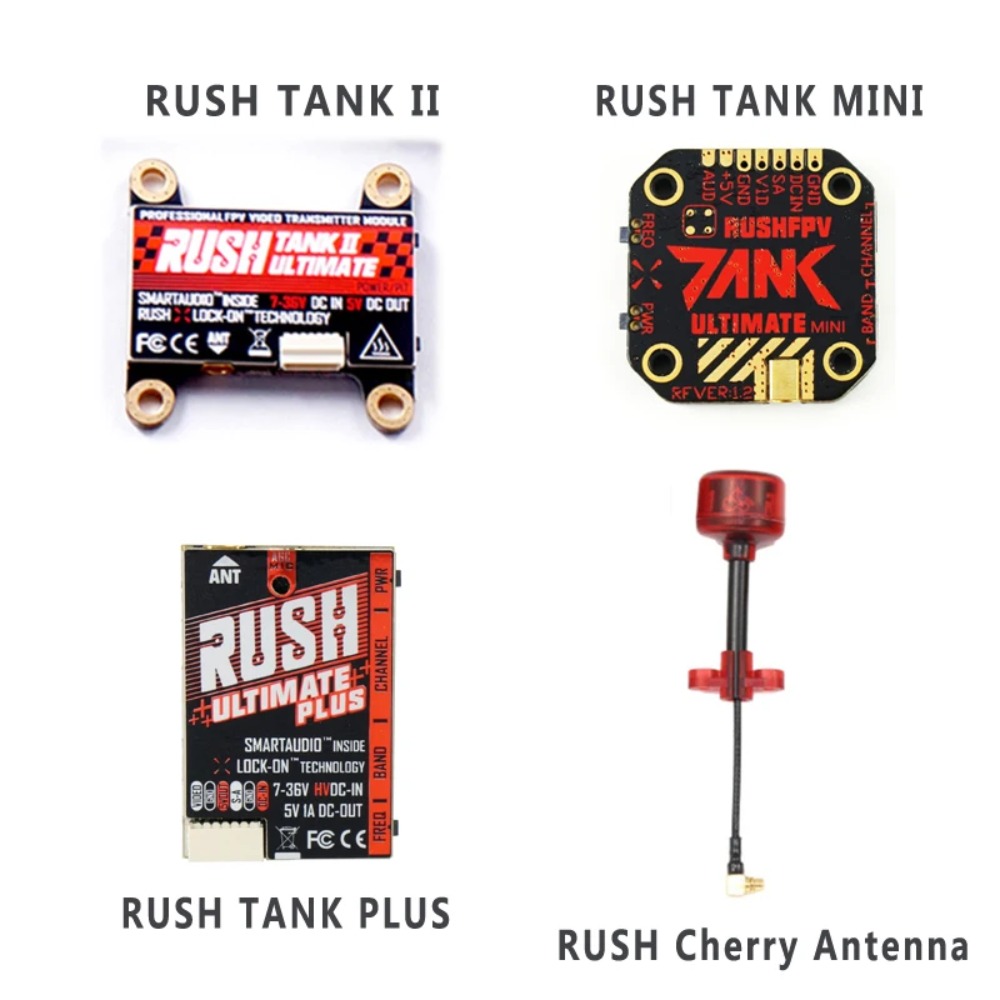 RUSH TANK Ultimate II/Mini/PLU - Drone Racing Frame avaliação e preço